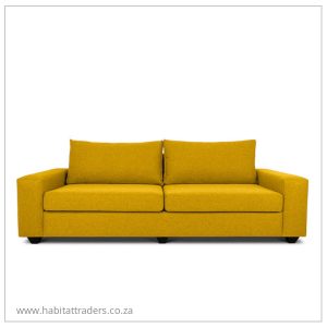Three seater coucfor sale in Cape Town - Mustard yellow